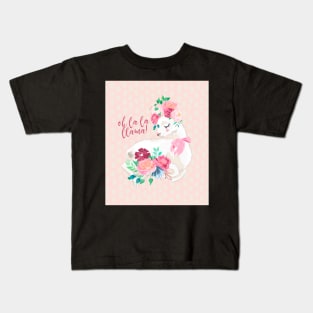 Oh La La Llama Kids T-Shirt